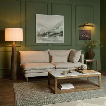 Aura 2str Right Arm Sofa Base With Cover Natural