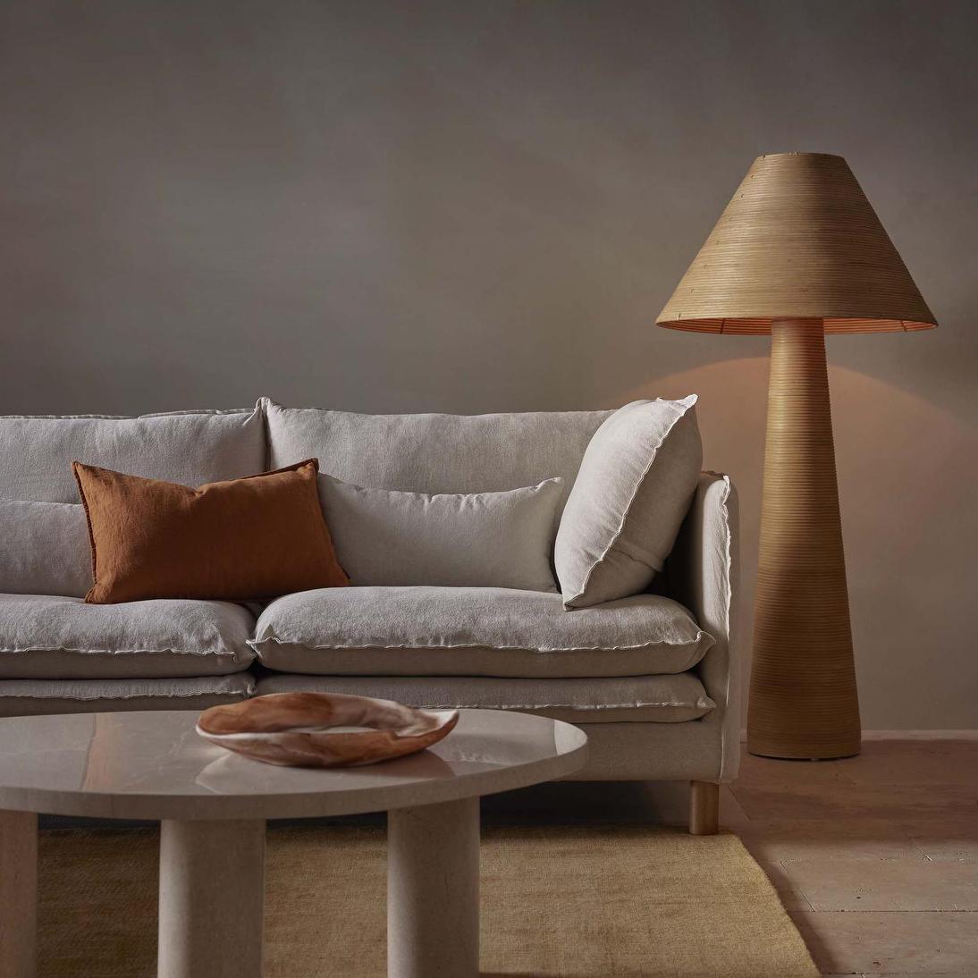 Aura 2str Right Arm Sofa Base With Cover Natural