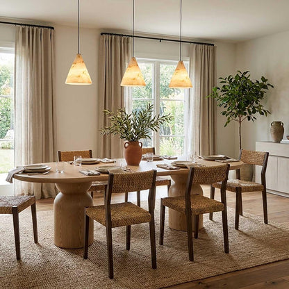 Olive Dining Table Oval Oak 240cm
