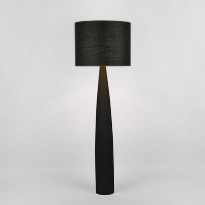 Samson Floor Lamp Base Black and Shade Black