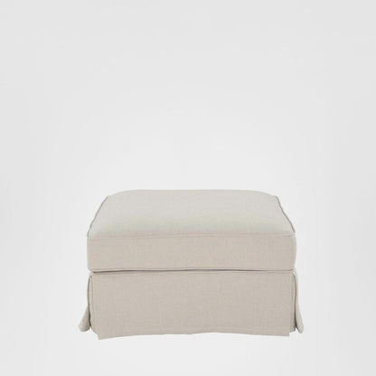 Noosa Hamptons Ottoman Beige