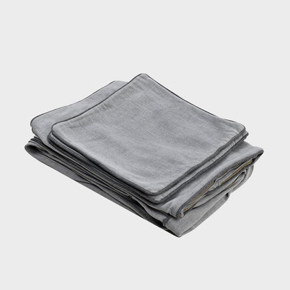 Noosa Hamptons Ottoman Pebble