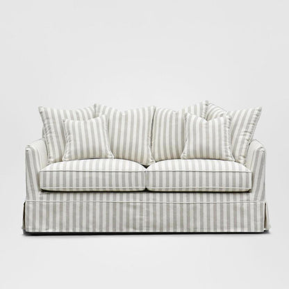 Noosa Hamptons 2.5 Seat Sofa Natural Stripe