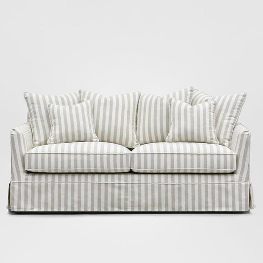 Noosa Hamptons 3 Seat Sofa Natural Stripe