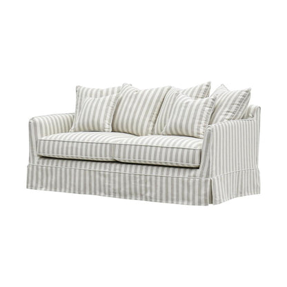 Noosa Hamptons 3 Seat Sofa Natural Stripe