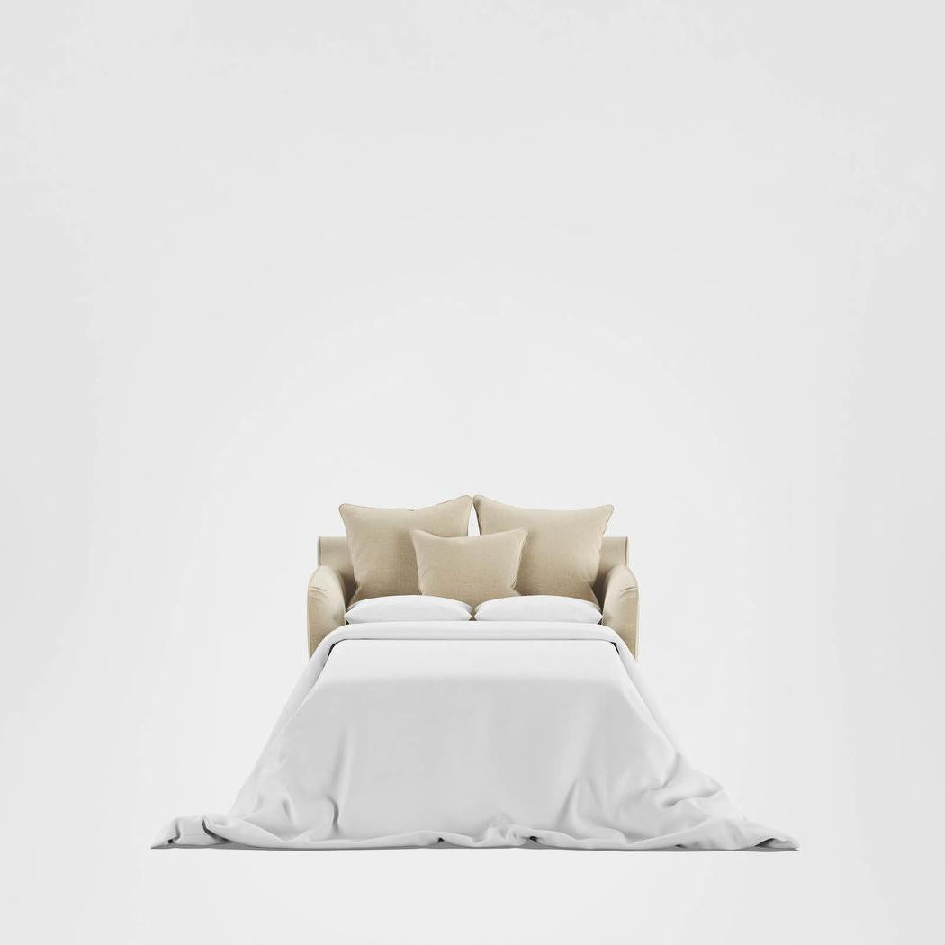 Noosa Hamptons 1.5 Seat Sofa Bed Beige