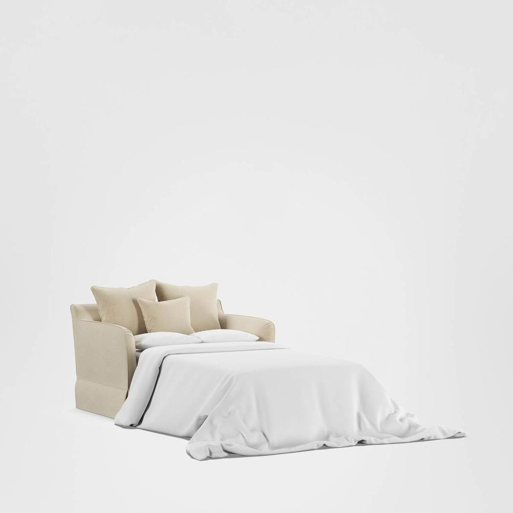 Noosa Hamptons 1.5 Seat Sofa Bed Beige