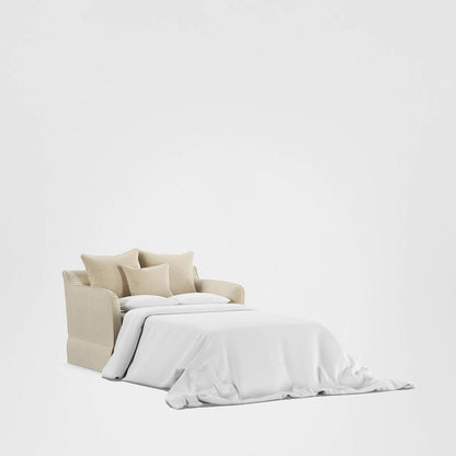 Noosa Hamptons 1.5 Seat Sofa Bed Beige