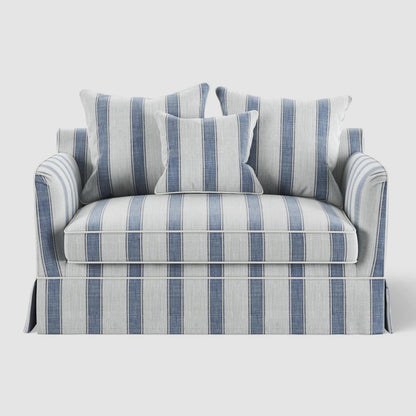 Noosa Hamptons 1.5 Seat Sofa Bed Blue Sky
