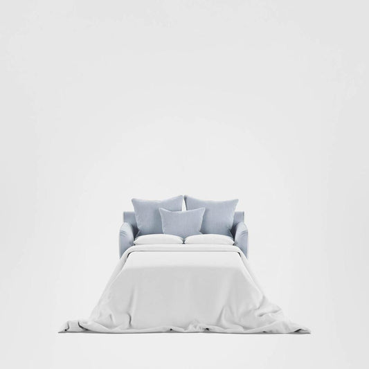 Noosa Hamptons 1.5 Seat Sofa Bed Beach W/White Piping