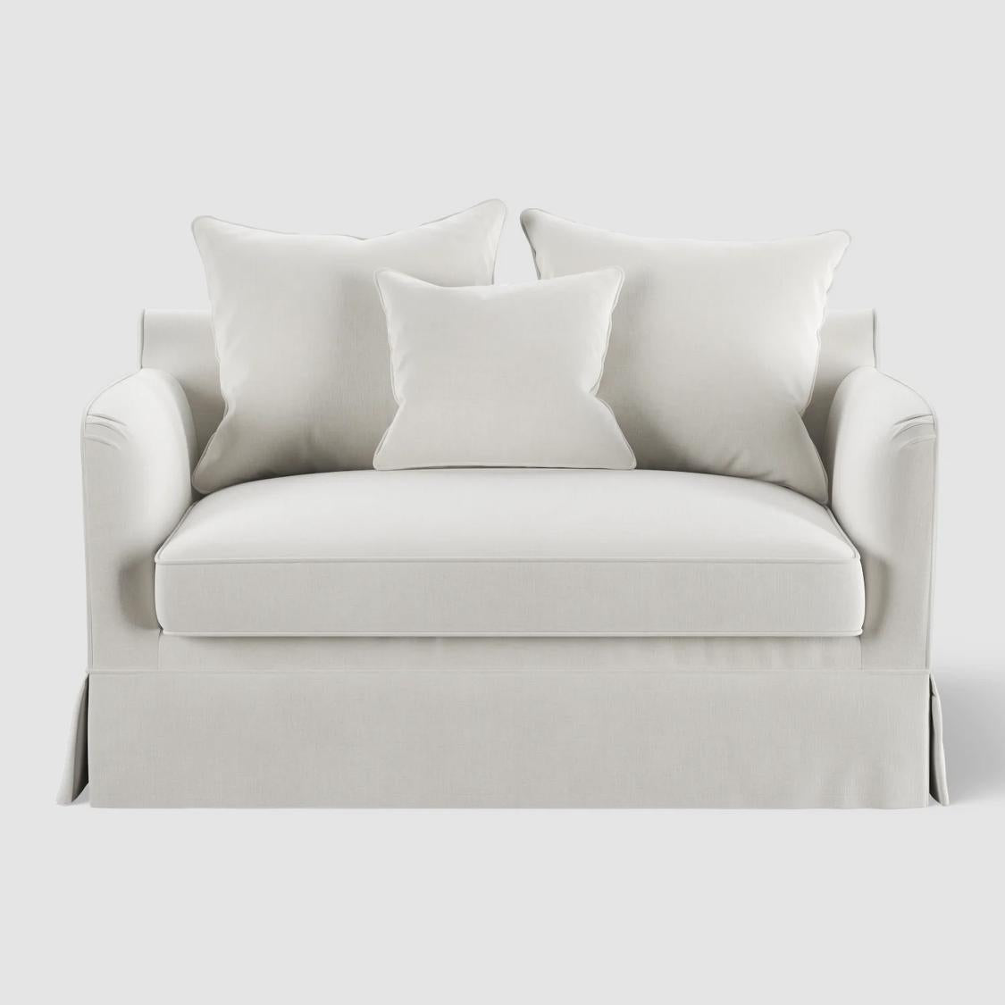 Noosa Hamptons 1.5 Seat Sofa Bed Ivory