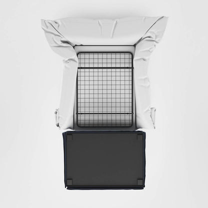 Noosa Hamptons 1.5 Seat Sofa Bed Navy W/White Pipping