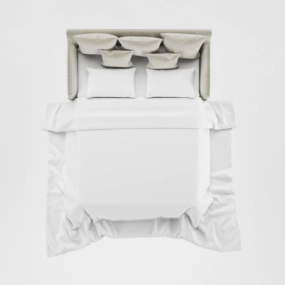 Noosa Hamptons 2.5 Seat Sofa Bed Natural W/White Piping