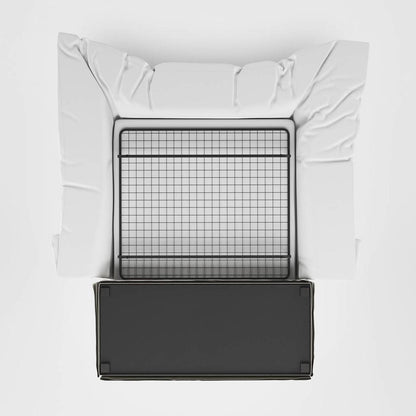 Noosa Hamptons 2.5 Seat Sofa Bed Natural W/White Piping