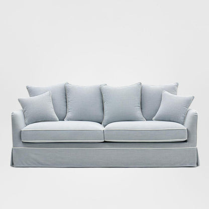 Noosa Hamptons 3 Seat Queen Sofa Bed Beach W/White Piping