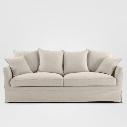 Noosa Hamptons 3 Seat Queen Sofa Bed Beige