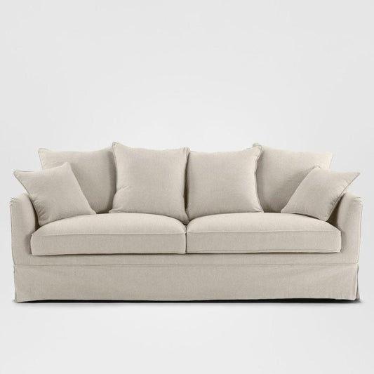 Noosa Hamptons 3 Seat Queen Sofa Bed Beige