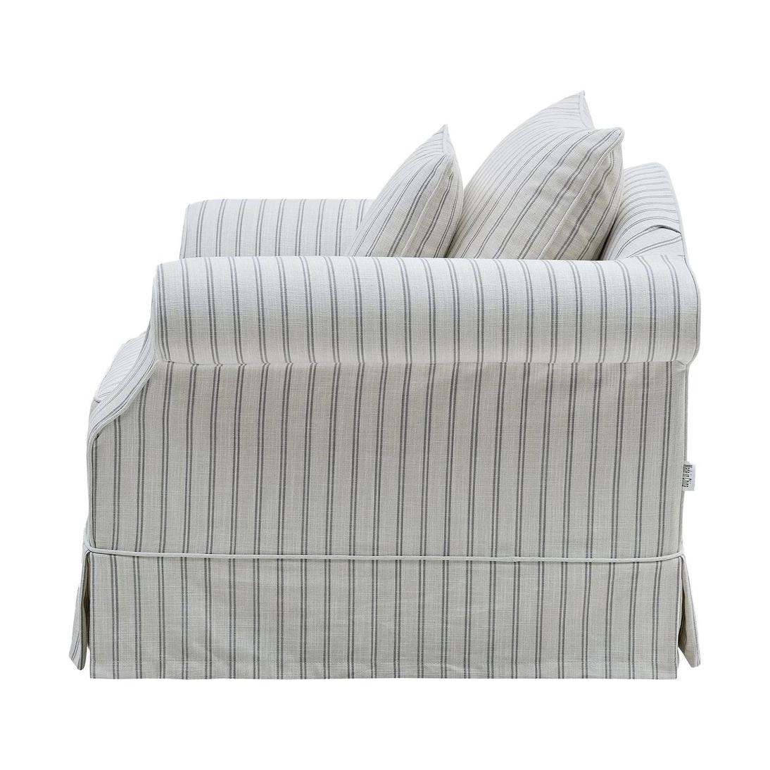Avalon Hamptons Armchair Stone Stripe