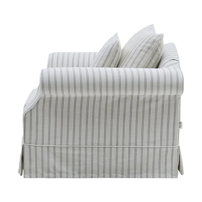 Avalon Hamptons Armchair Stone Stripe