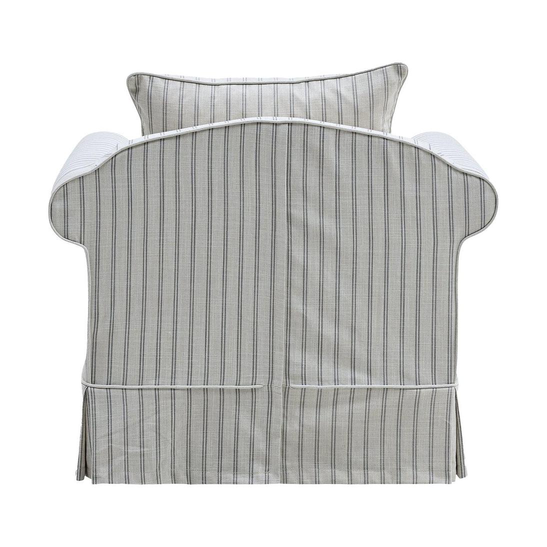 Avalon Hamptons Armchair Stone Stripe