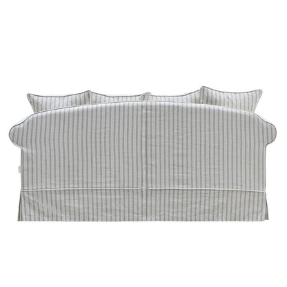 Avalon Hamptons 3 Seat Sofa Stone Stripe