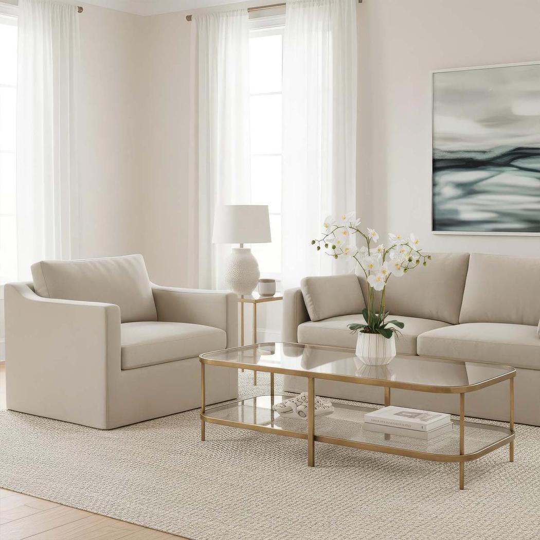 Clovelly Hamptons Armchair Natural