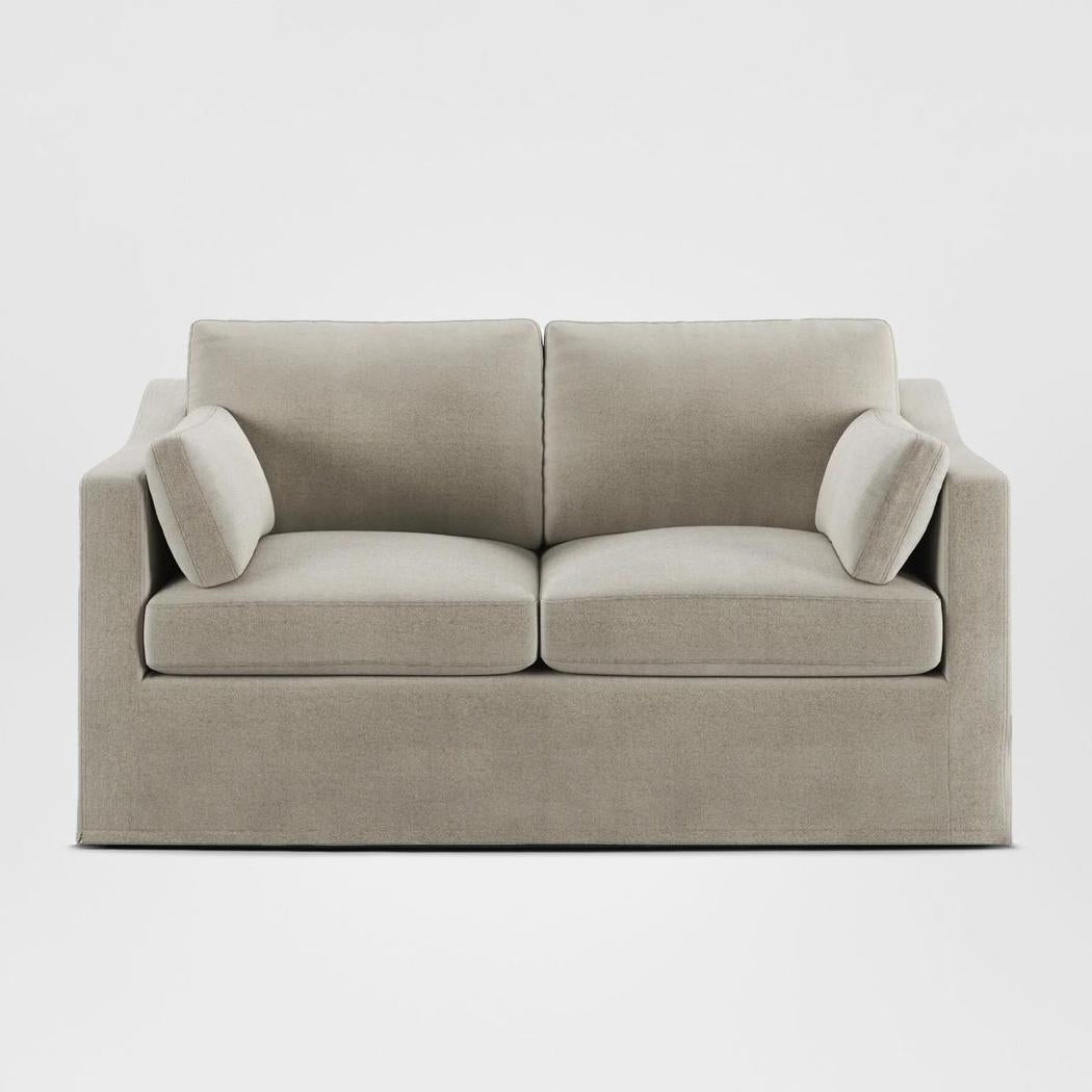 Clovelly Hamptons 2 Seat Sofa Natural