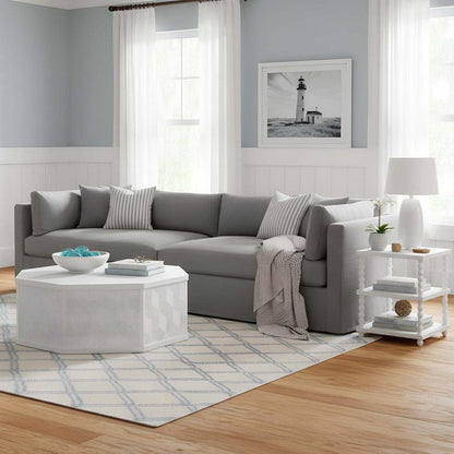 Clovelly Hamptons 4 Seat Sofa Natural
