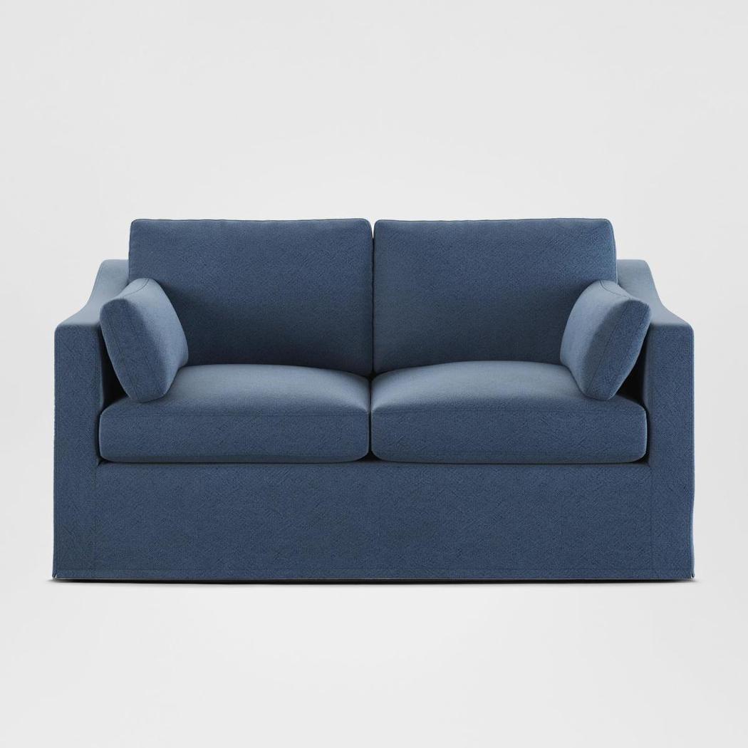 Clovelly Hamptons 2 Seat Sofa Navy
