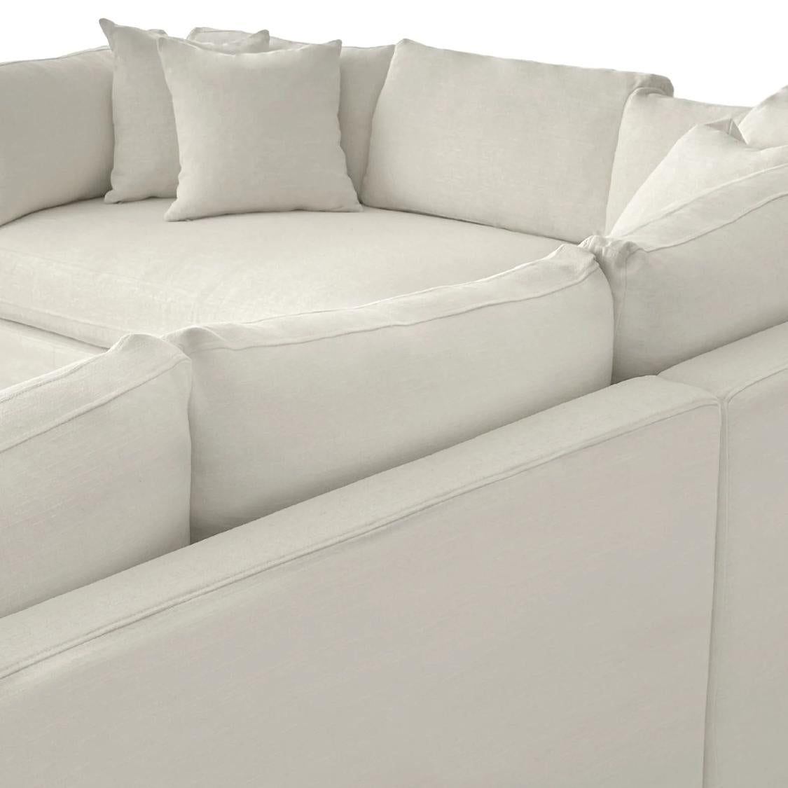 Marbella Modular Sofa Ivory - Left Facing