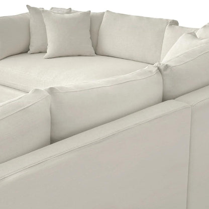 Marbella Modular Sofa Ivory - Left Facing