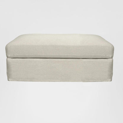 Marbella Ottoman Ivory