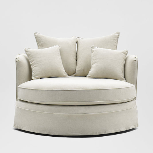 Noosa Hamptons Snuggle Chair Beige