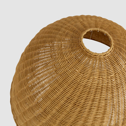 Urn Rattan Floor Lamp