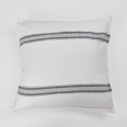 Stripe Slub Cush 50x50 White