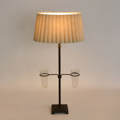 Lyon Linen Fluted Lamp