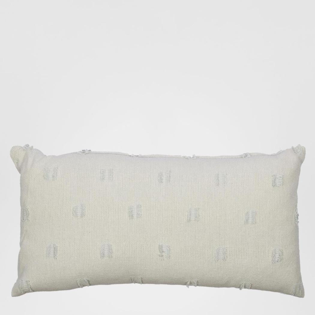 Tuft Cushion Sky Grey