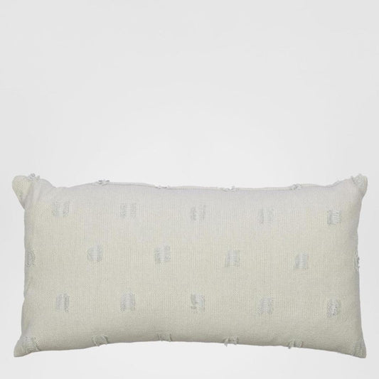 Tuft Cushion Sky Grey