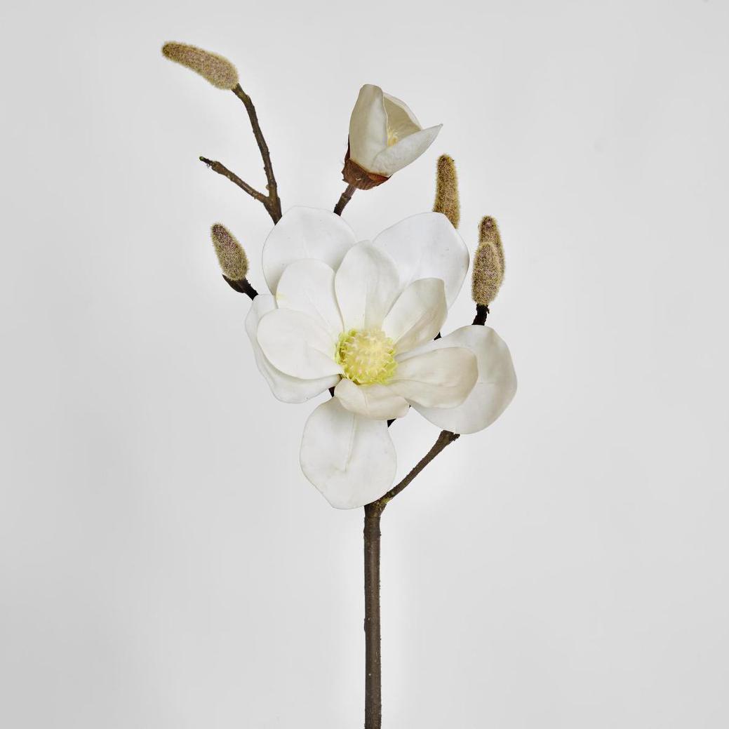 Magnolia Spray 43cm White