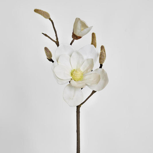 Magnolia Spray 43cm White