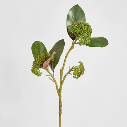 Magnolia Berry Spray 80cm Green