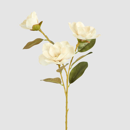 Gloriosa Magnolia Floral Spray Light Brown