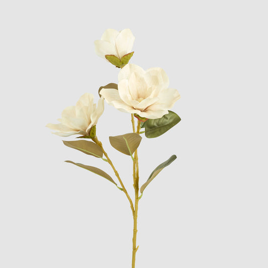 Gloriosa Magnolia Floral Spray Light Brown