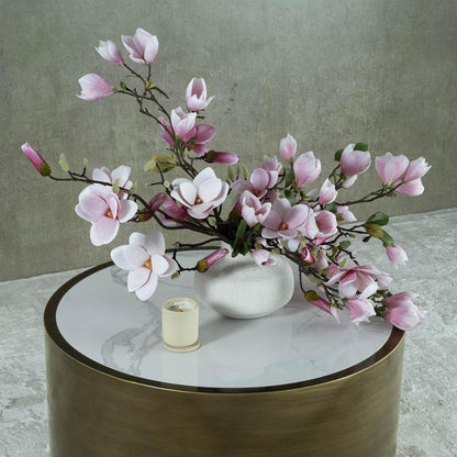 Magnolia With Full Blooms Pink 110cm