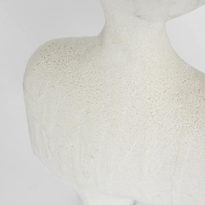 Moore Vase Low Chalk