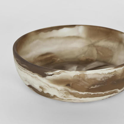 HALO Swirl Resin Serving Bowl Medium Latte