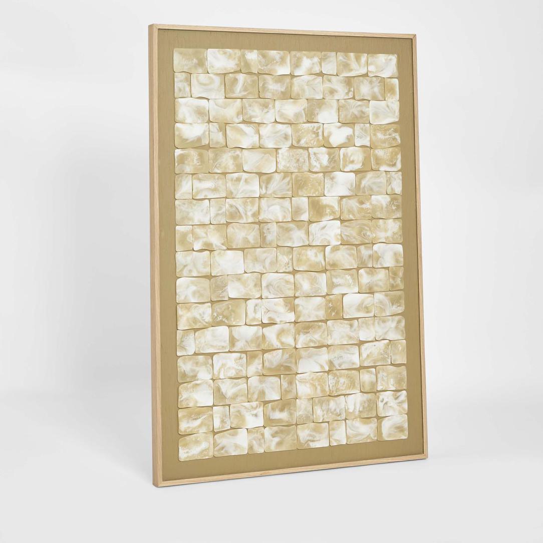 Auri Resin Wall Art 120 x 80cm Brown