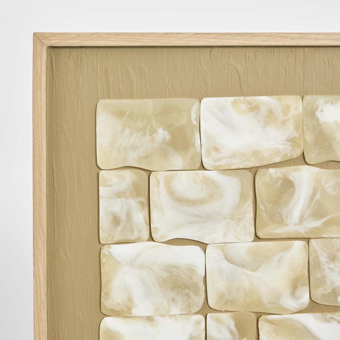 Auri Resin Wall Art 120 x 80cm Brown