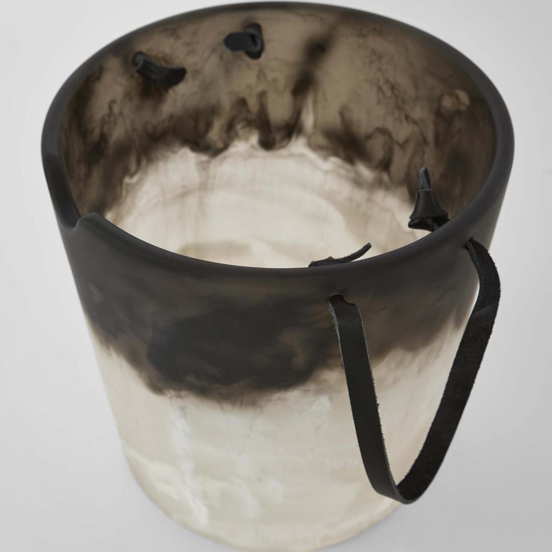 Halo Resin Ice Bucket Black & White