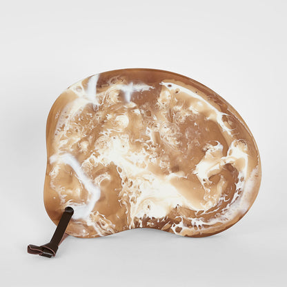 Halo Resin Serving Tray Latte